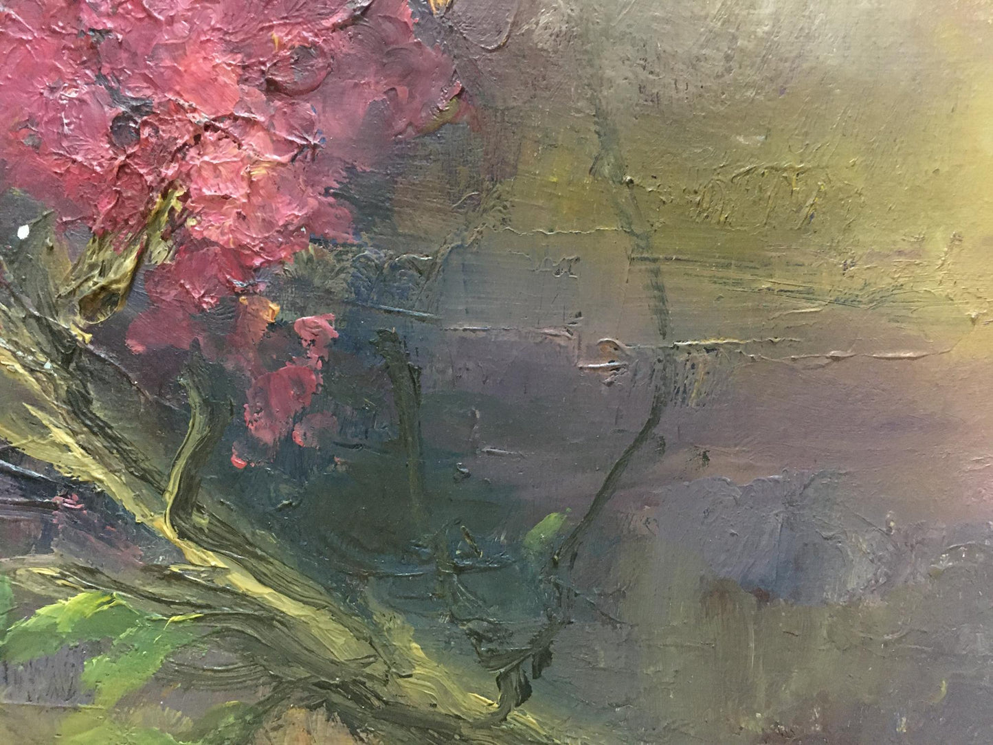 Oil painting Flowers Unknown artist