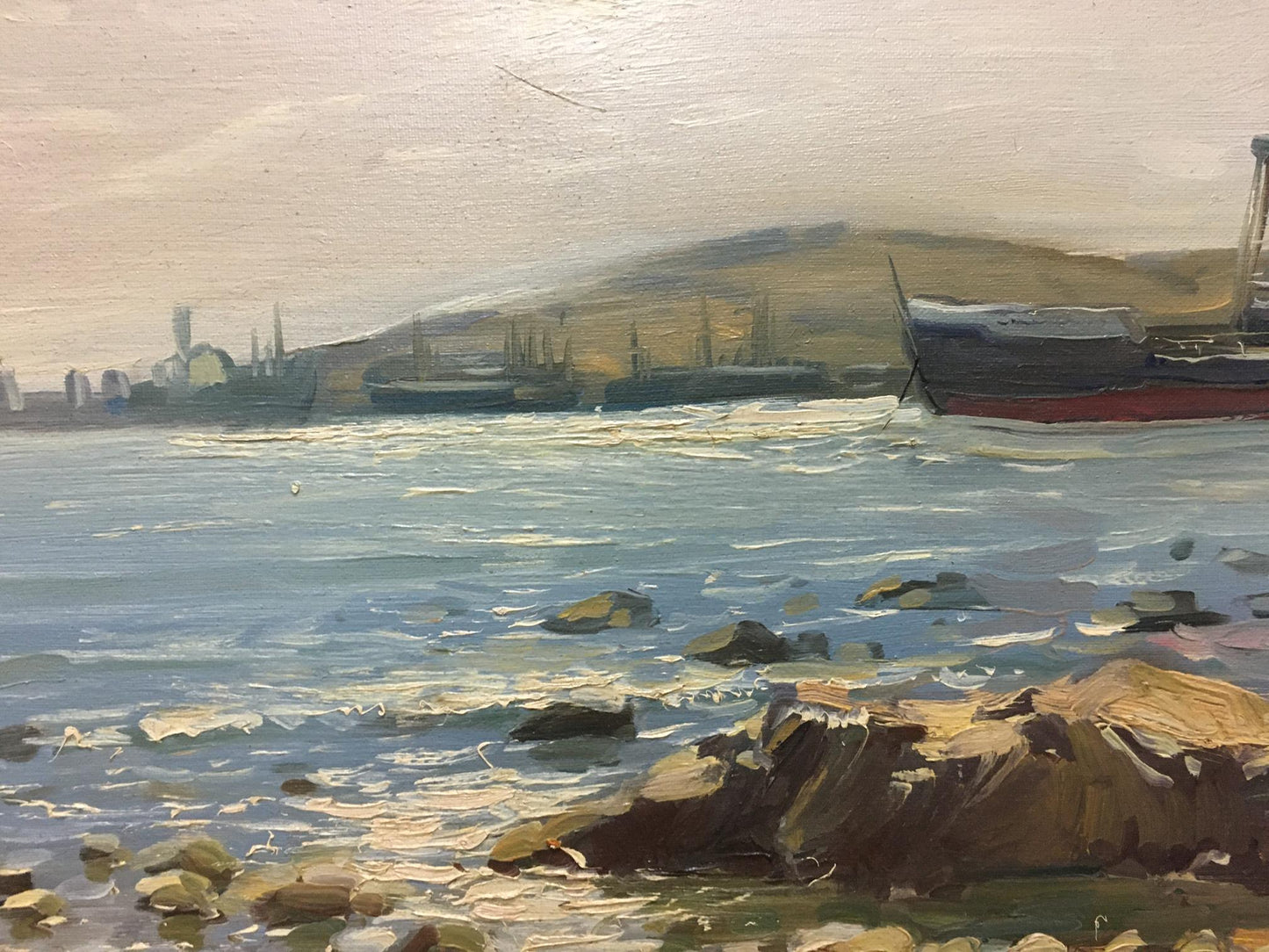 Oil painting Near the shore Miroshnik Konstantin Vyacheslavovich