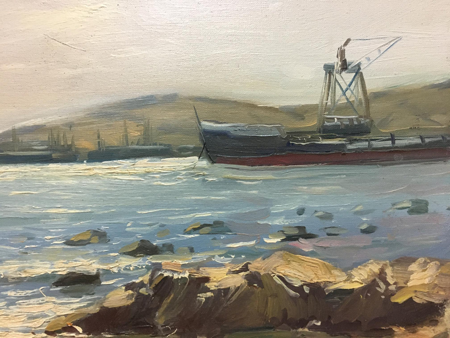 Oil painting Near the shore Miroshnik Konstantin Vyacheslavovich