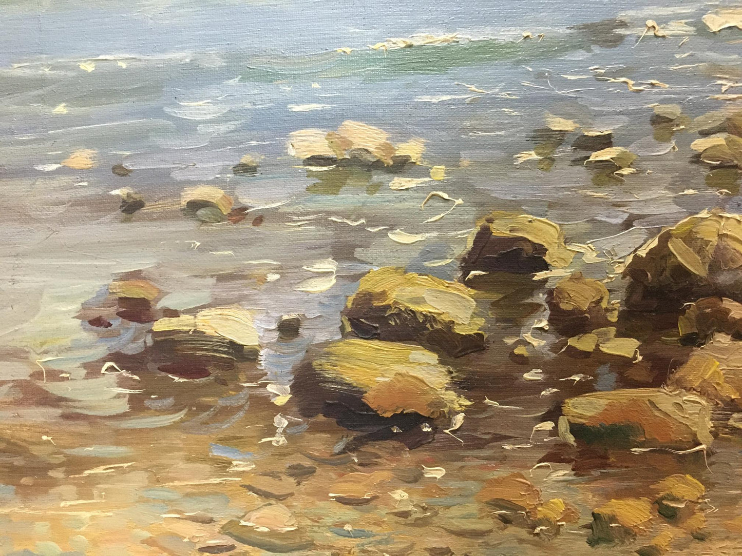 Oil painting Near the shore Miroshnik Konstantin Vyacheslavovich