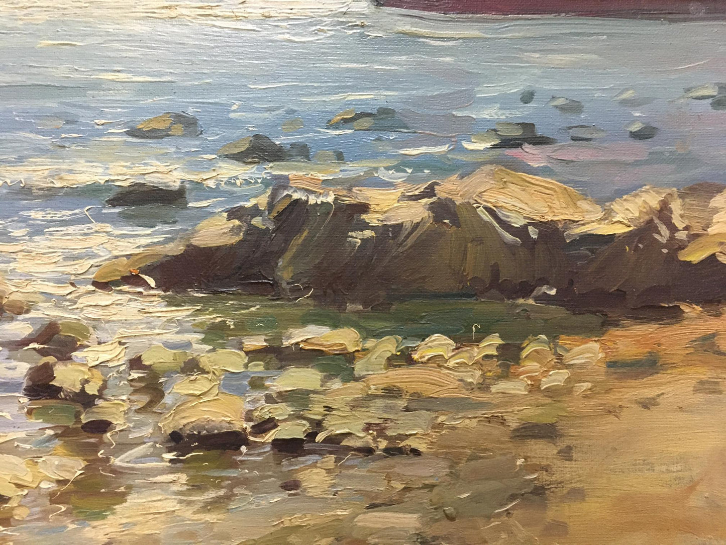 Oil painting Near the shore Miroshnik Konstantin Vyacheslavovich