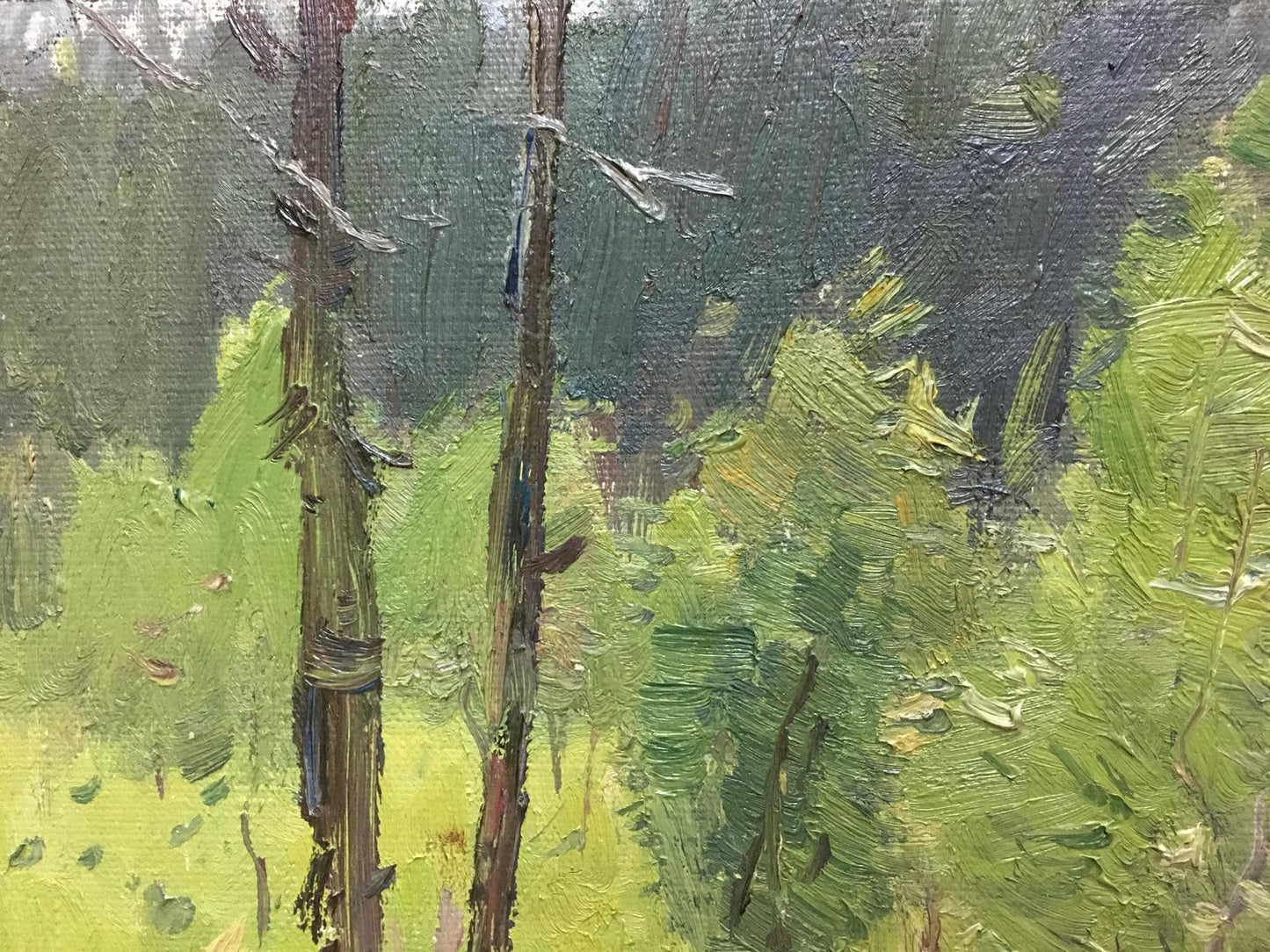 Oil painting Road to the forest Grigoryev Sergey Alekseevich
