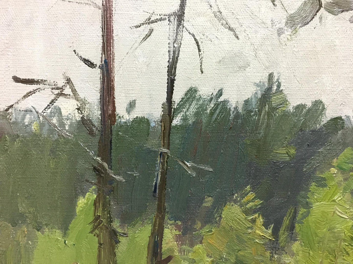 Oil painting Road to the forest Grigoryev Sergey Alekseevich
