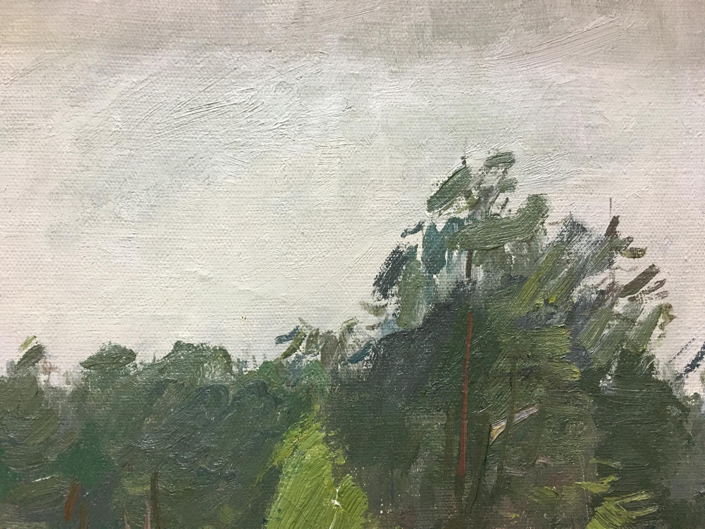 Oil painting Road to the forest Grigoryev Sergey Alekseevich