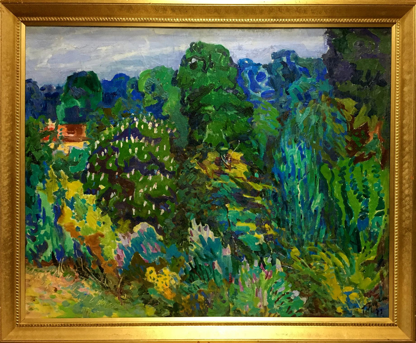 Oil painting Garden Glushchenko Nikolay Petrovich