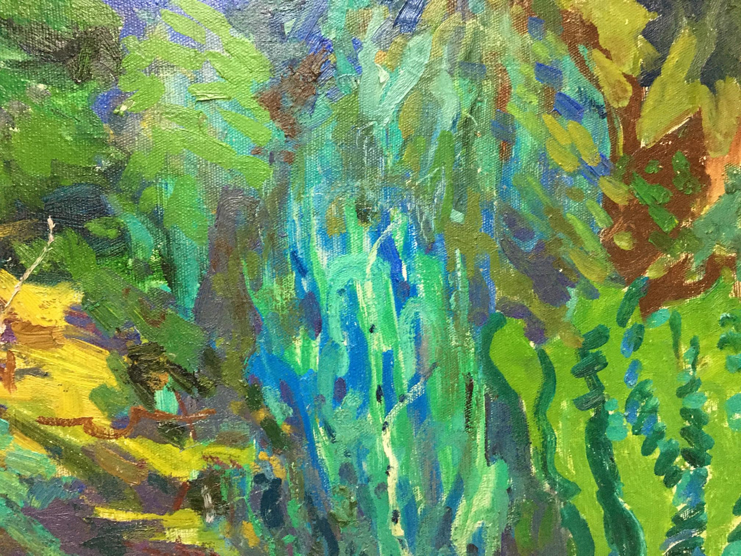 Oil painting Garden Glushchenko Nikolay Petrovich