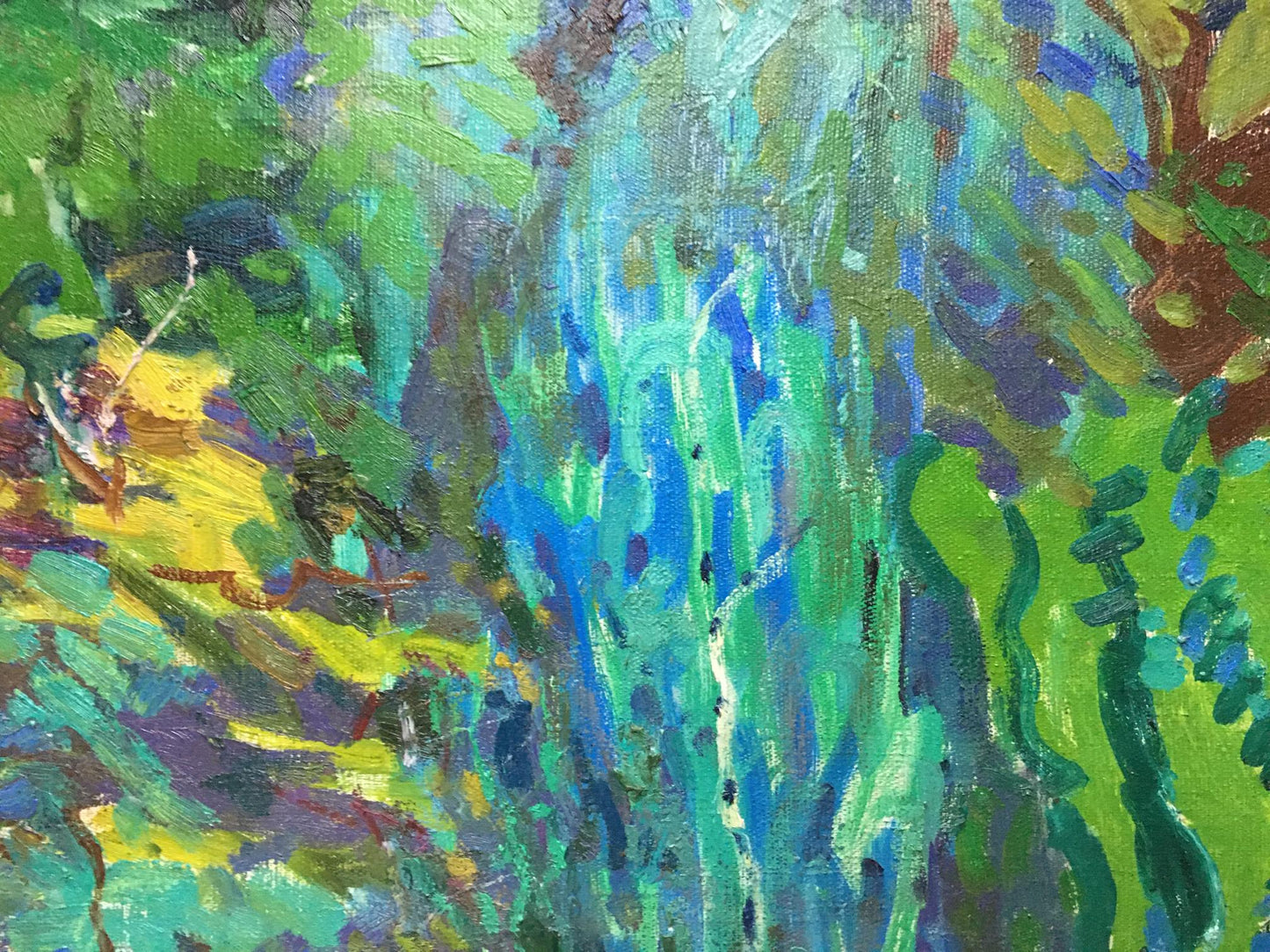 Oil painting Garden Glushchenko Nikolay Petrovich