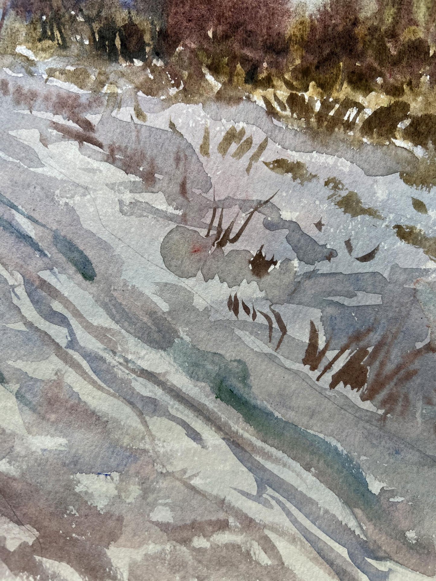 Winter Rural landscape