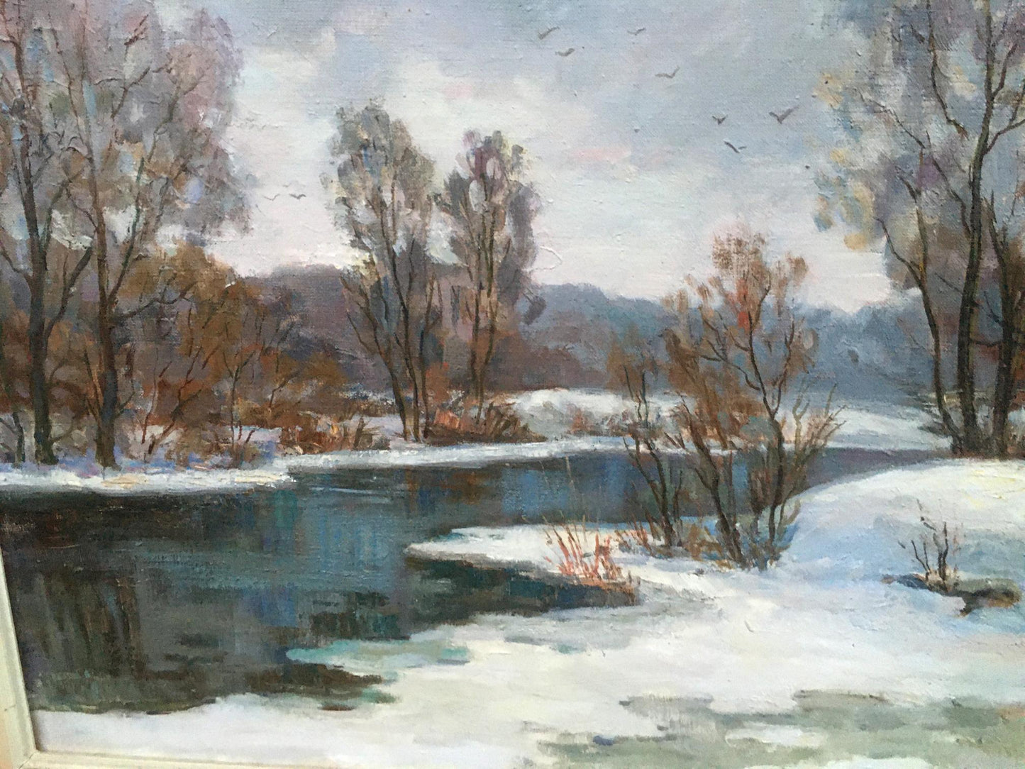 Oil painting Early spring Sergey Pivtorak