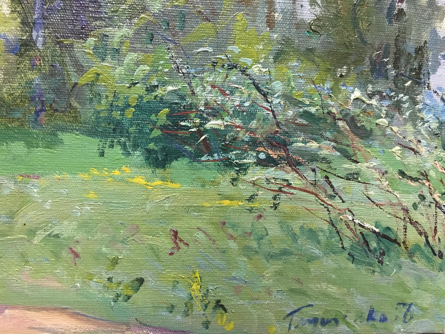 Oil painting Landscape Glushchenko Nikolay Petrovich