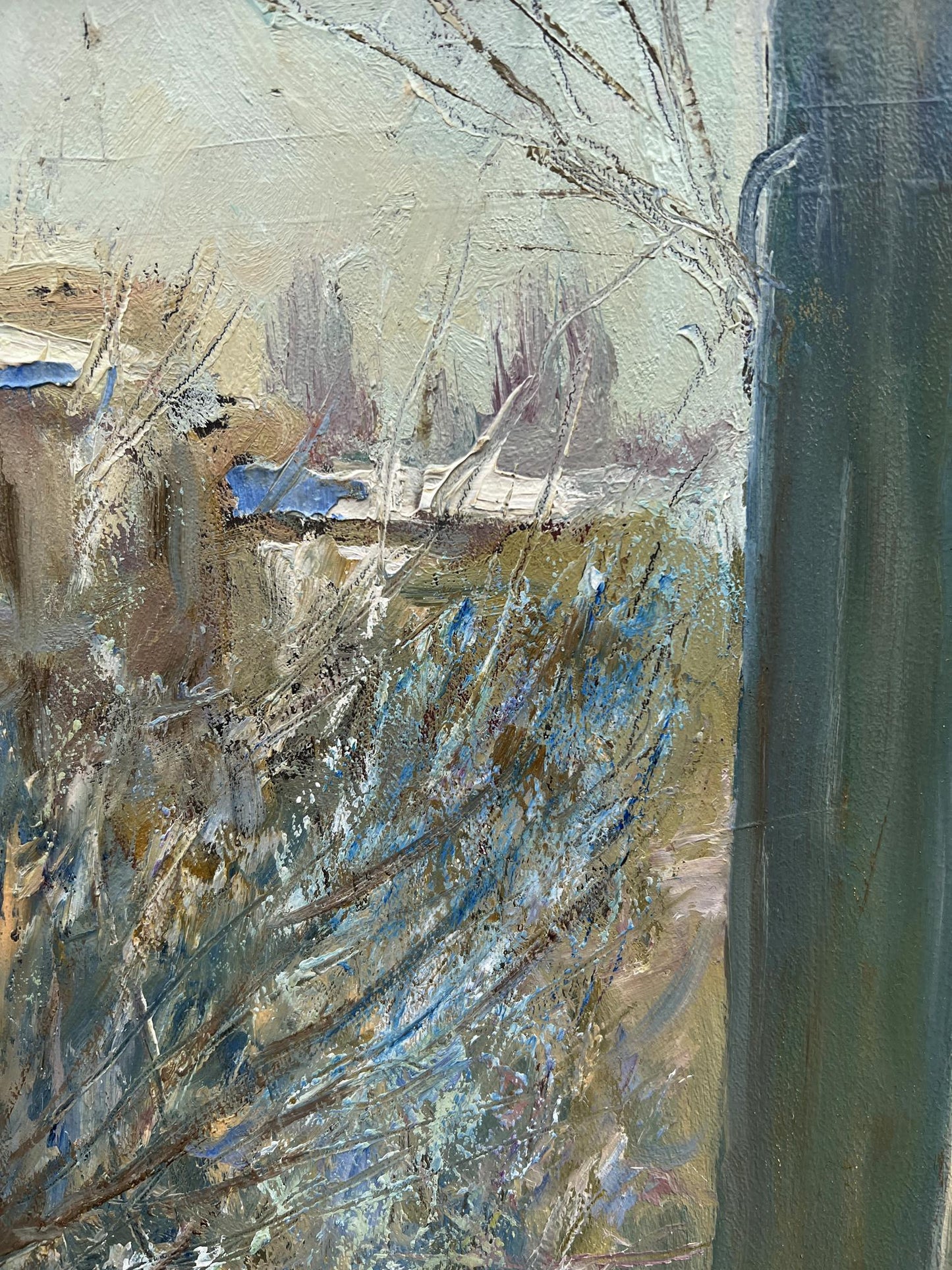 Oil painting window