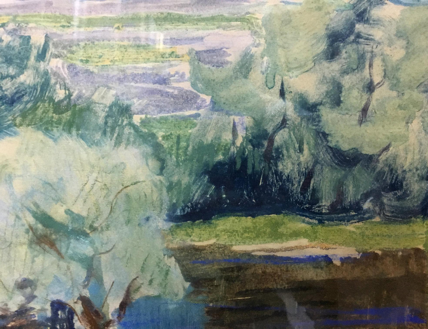 Watercolor painting Landscape Glushchenko Nikolay Petrovich