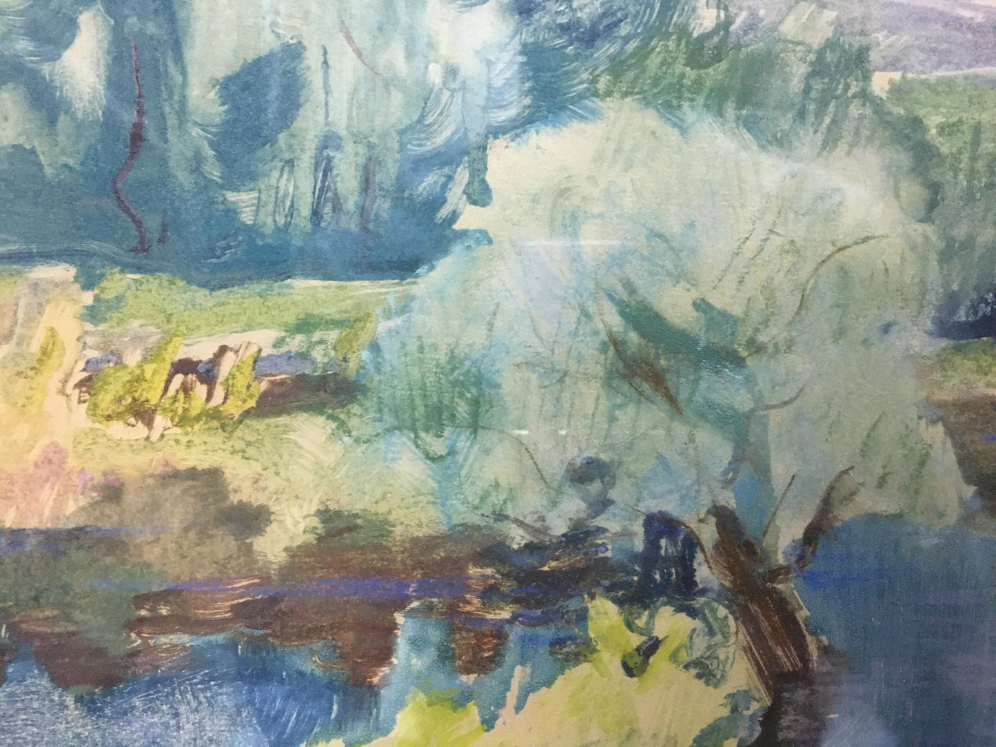 Watercolor painting Landscape Glushchenko Nikolay Petrovich