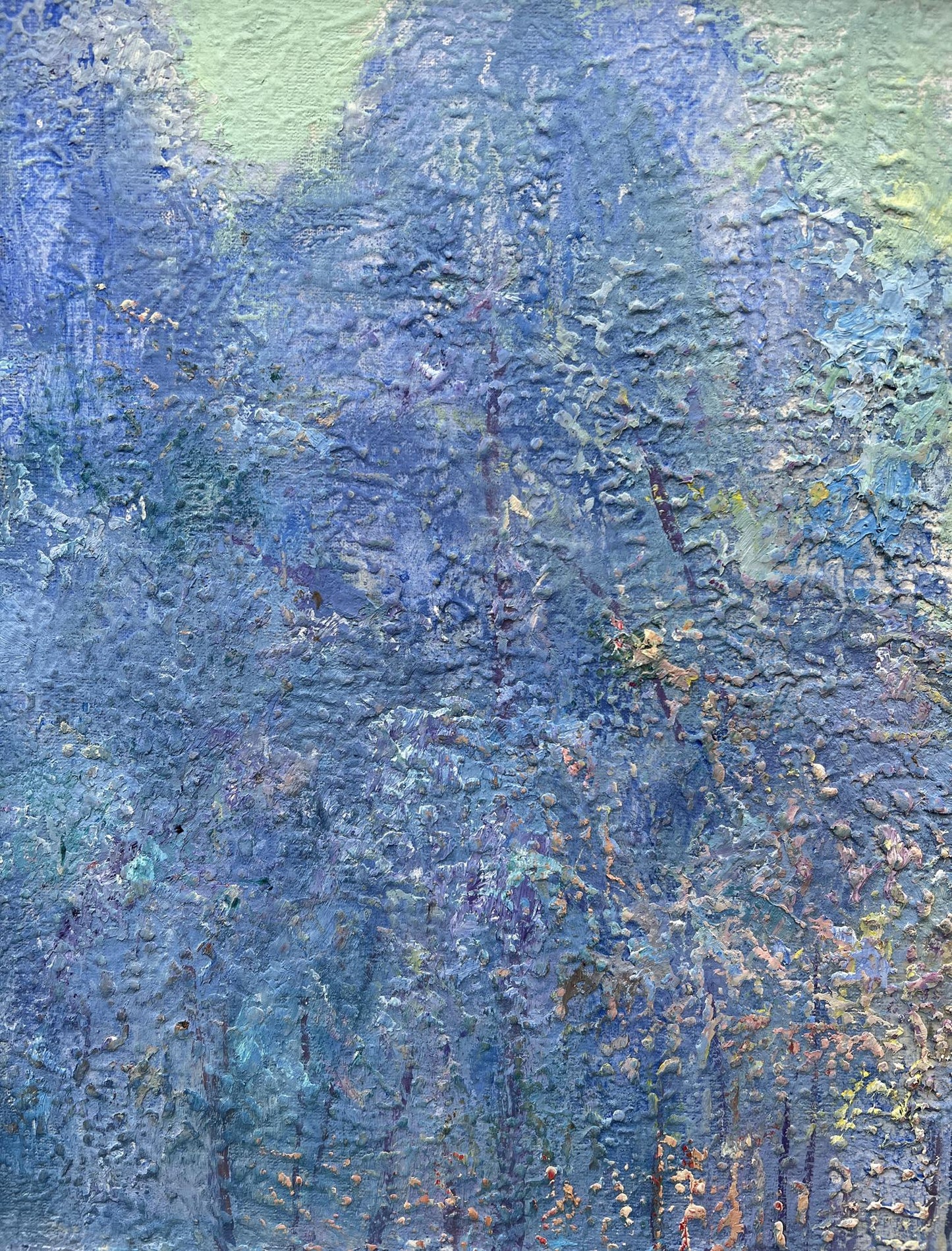 Oil painting winter tale