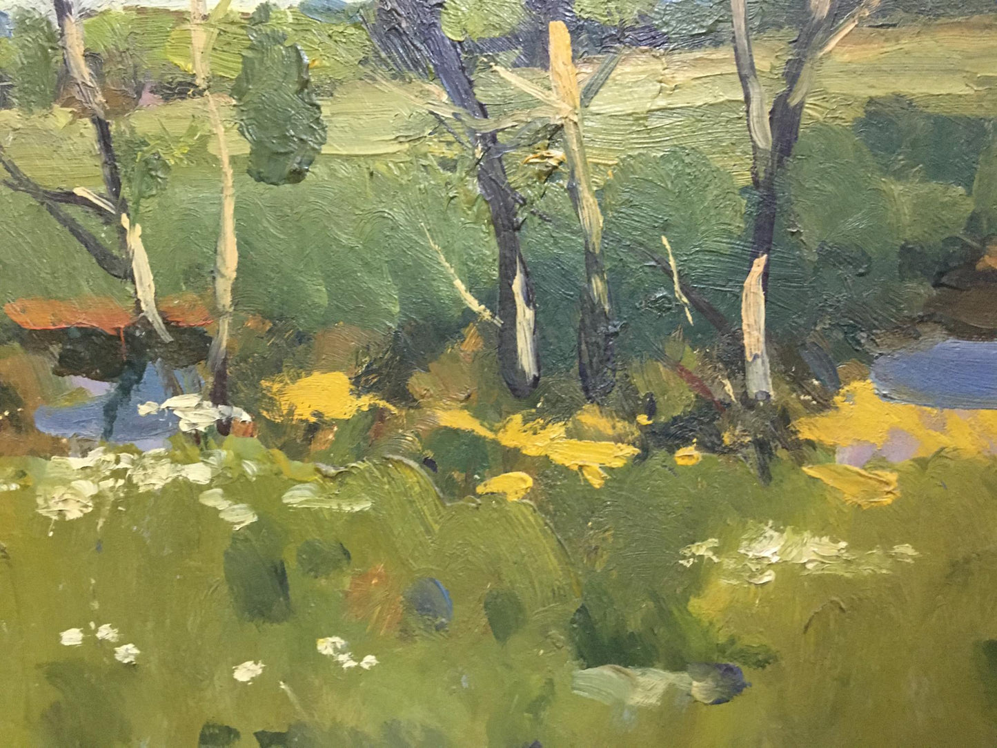 Oil painting In summer Polurezov G.I.