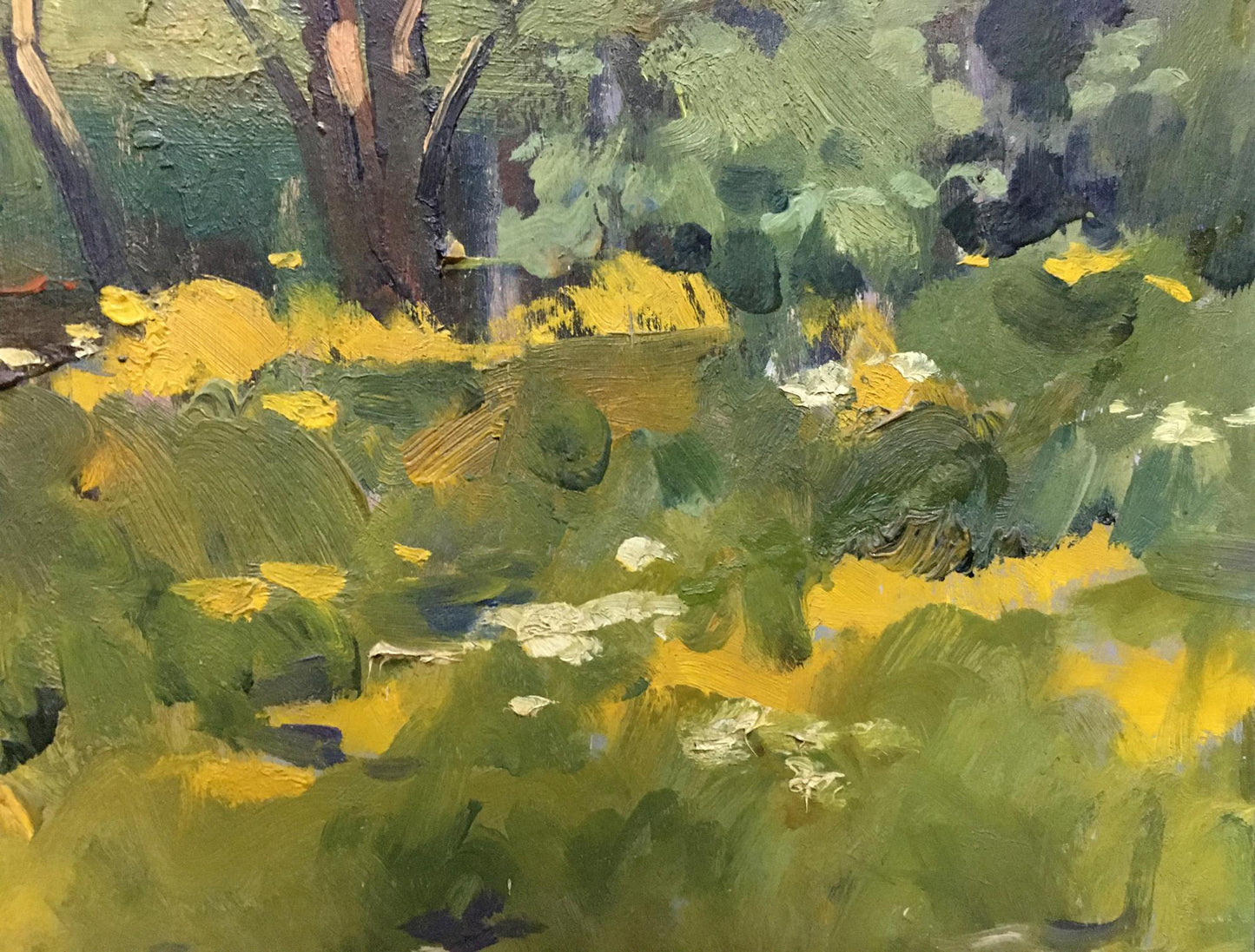 Oil painting In summer Polurezov G.I.