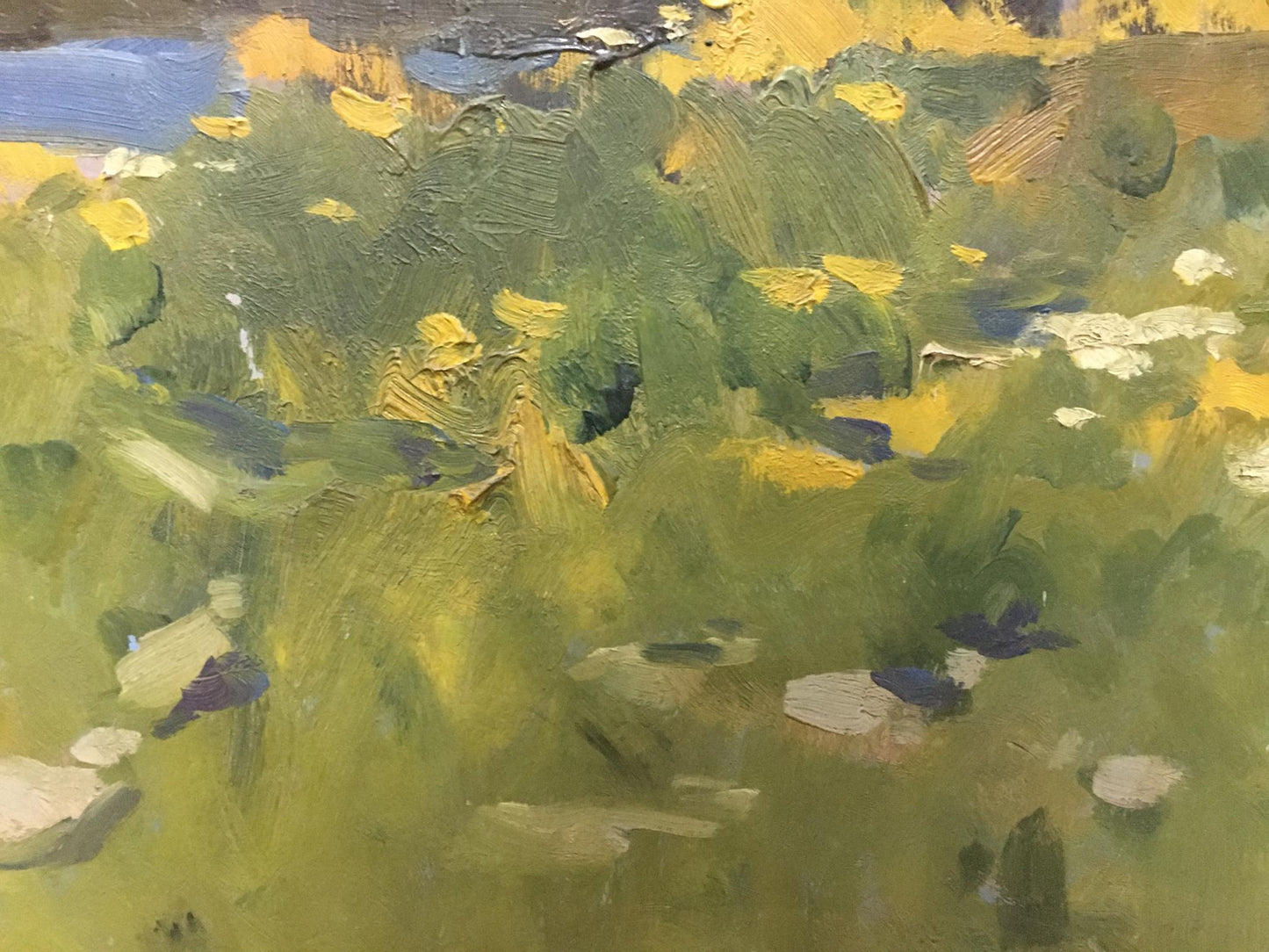 Oil painting In summer Polurezov G.I.