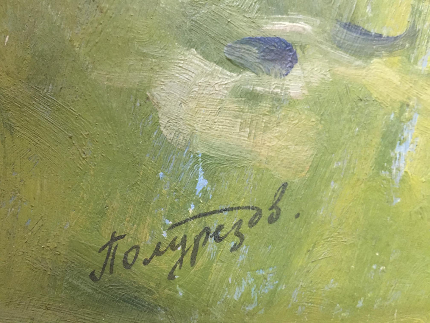 Oil painting In summer Polurezov G.I.