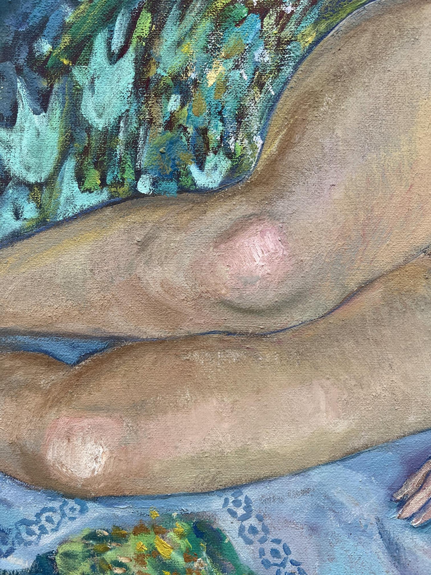 Oil painting Night nature Portraits