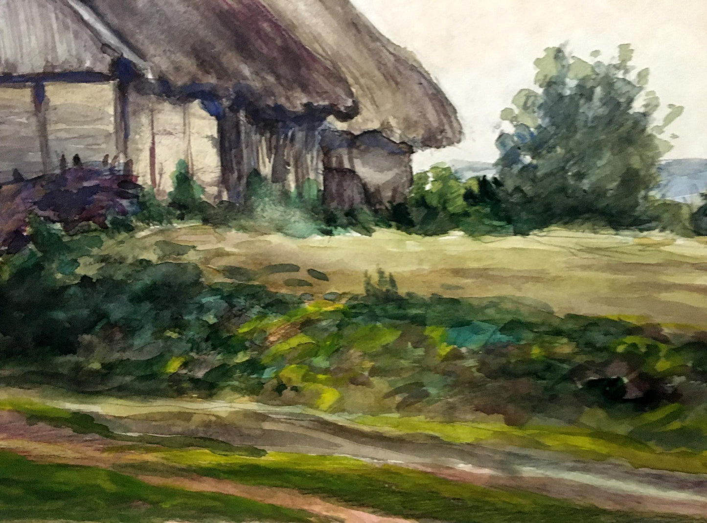 Oil painting House on the outskirts Cherkas A.G.