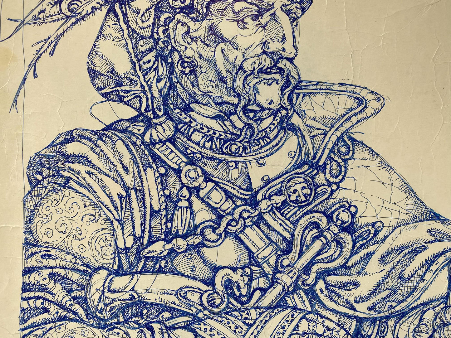 Ink, painting Koshovy Litvinov Oleg Arkad'yevich