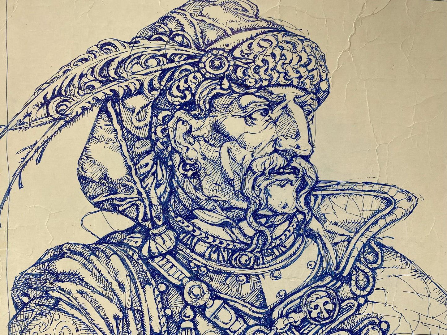 Ink, painting Koshovy Litvinov Oleg Arkad'yevich