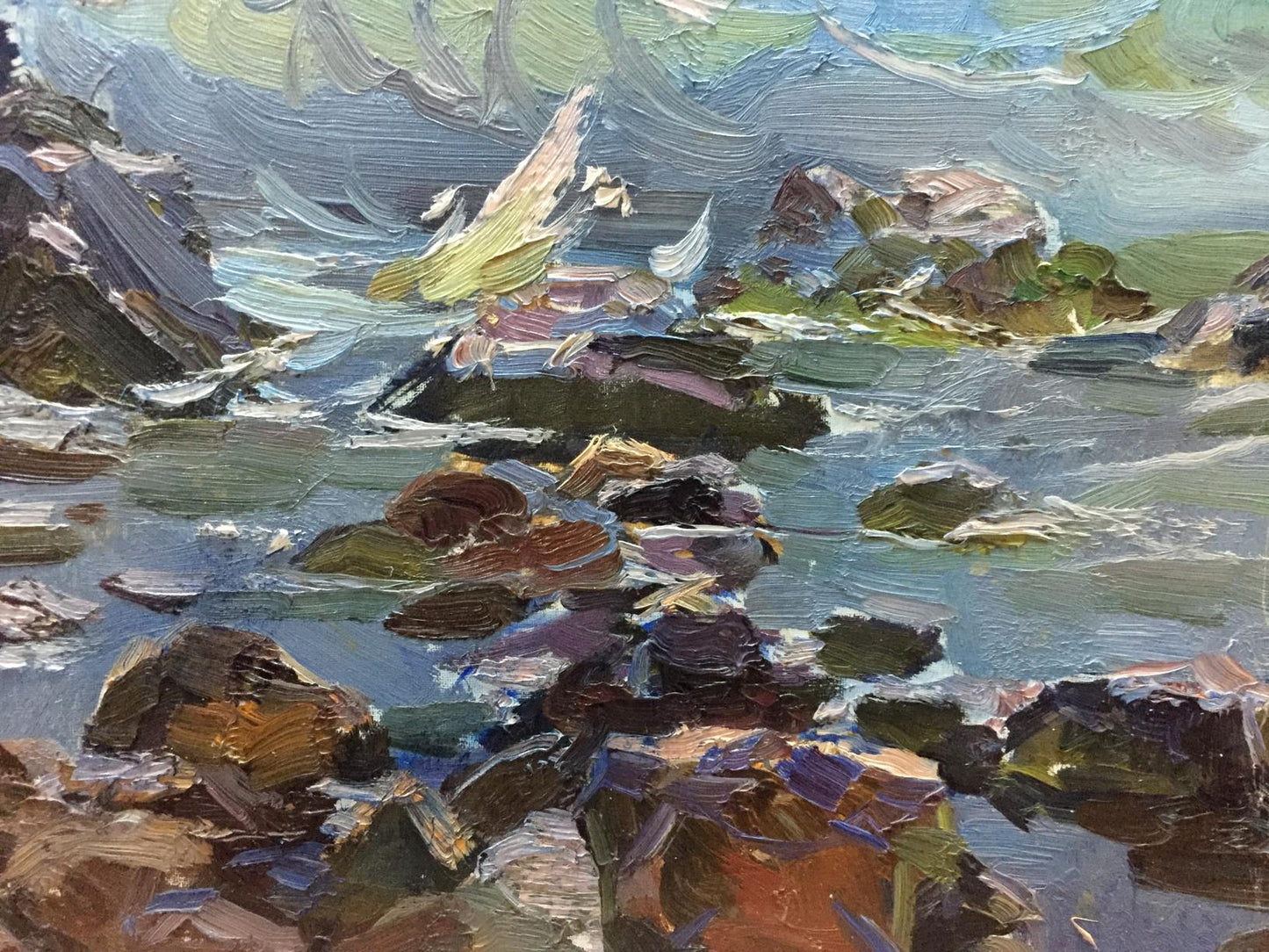 Oil Painting Rocks