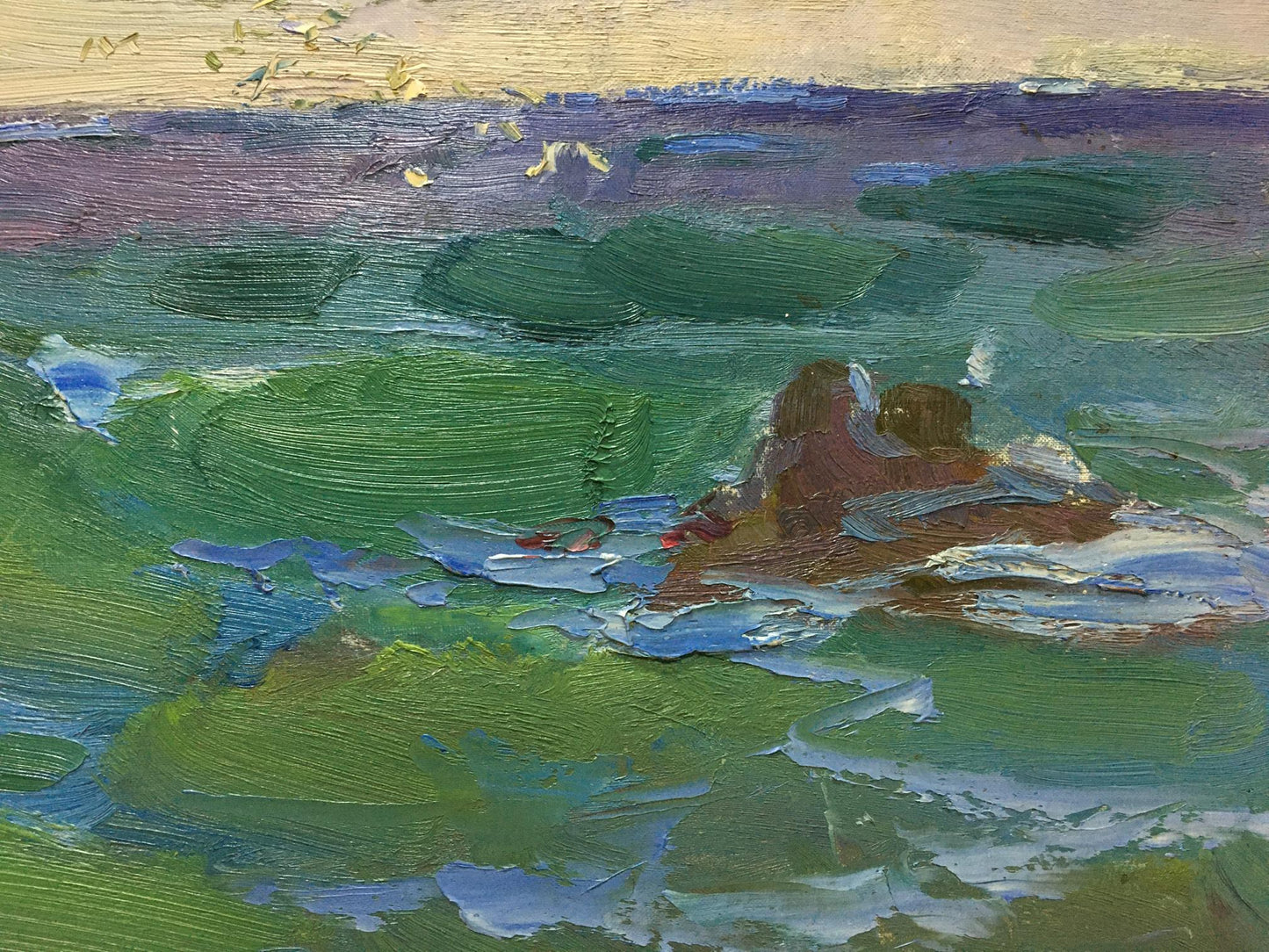 Oil painting Sea Chegodar Vasily Dmitrievich
