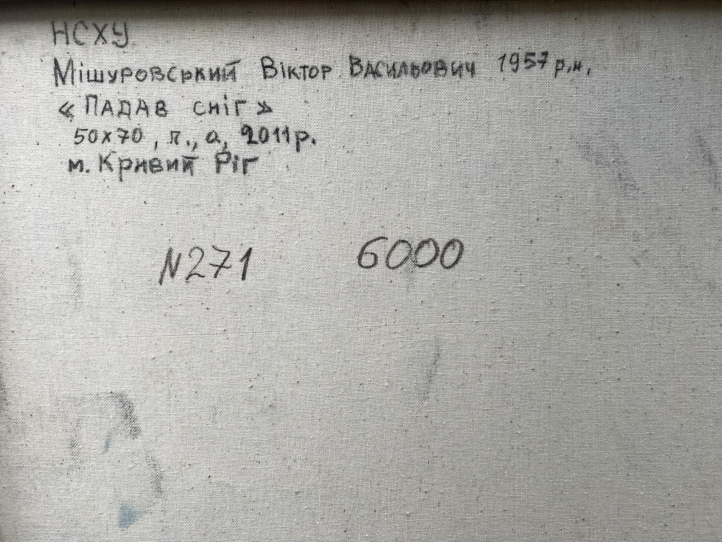 Backdrop of the painting