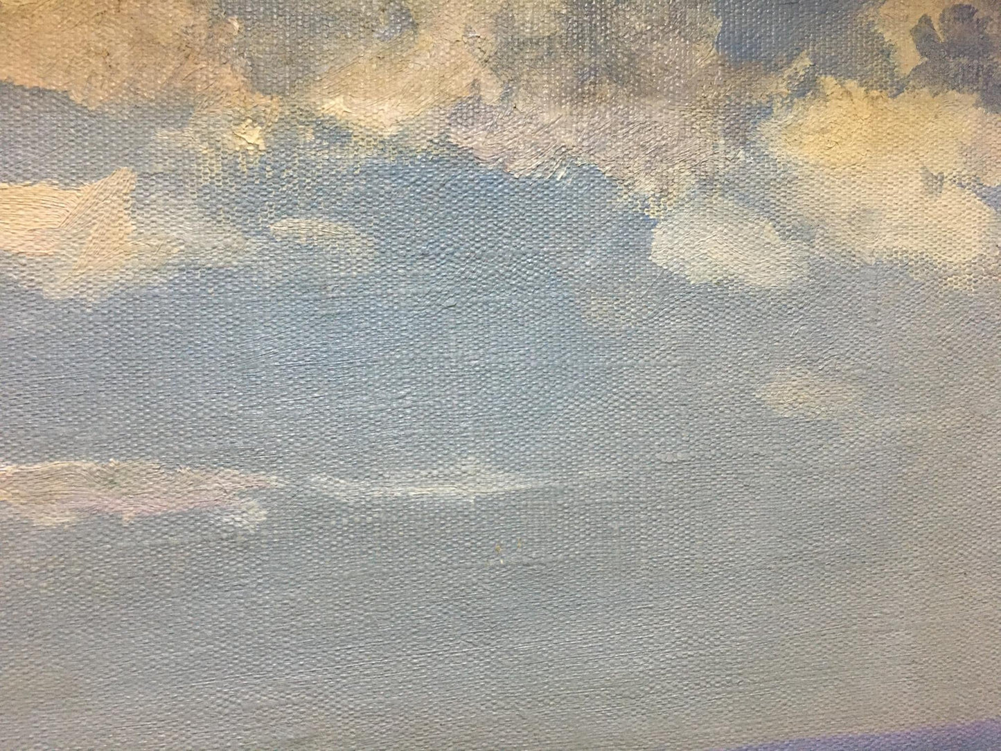 Oil painting Landscape near the coast Manyukov M.N.