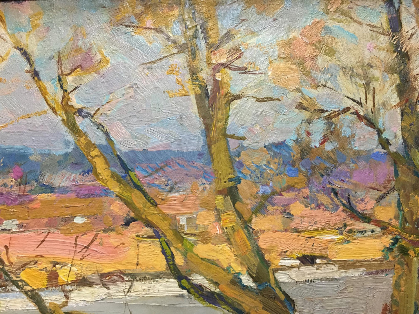 Oil painting Early winter Zakharov Fedor Zakharovich