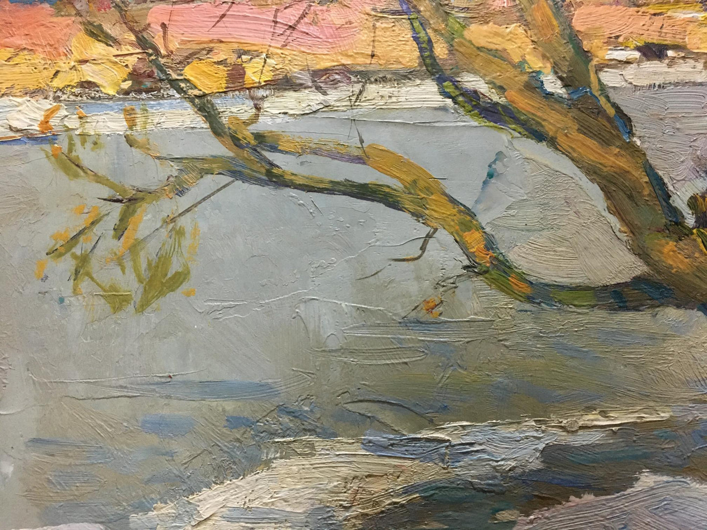 Oil painting Early winter Zakharov Fedor Zakharovich