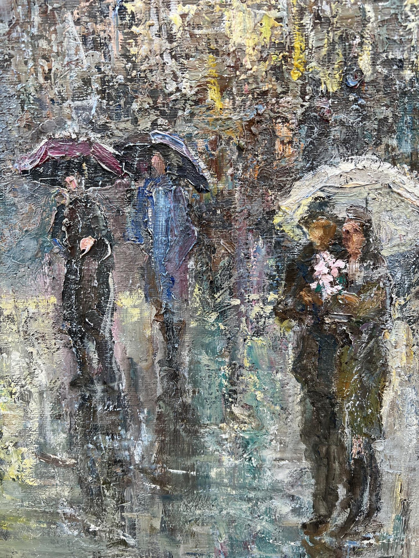 Oil painting Cityscape