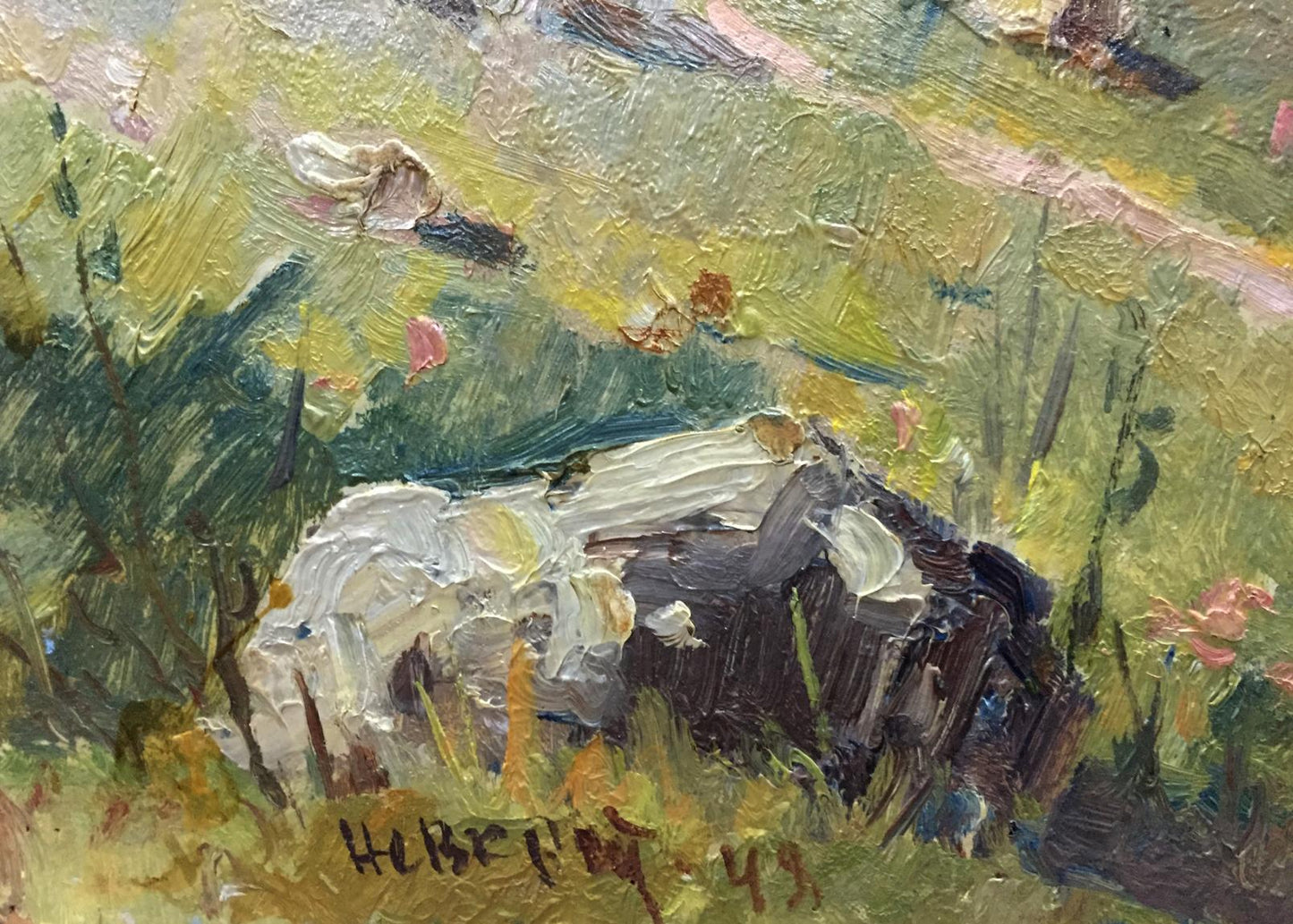 Oil painting Mountain