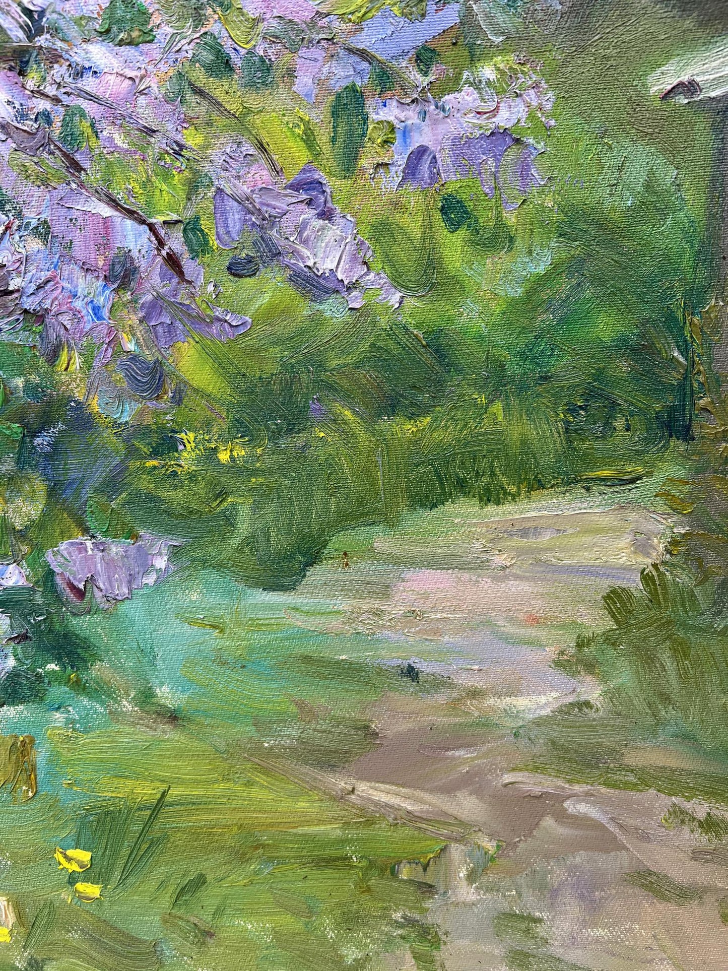 Oil painting Spring Nature Landscape