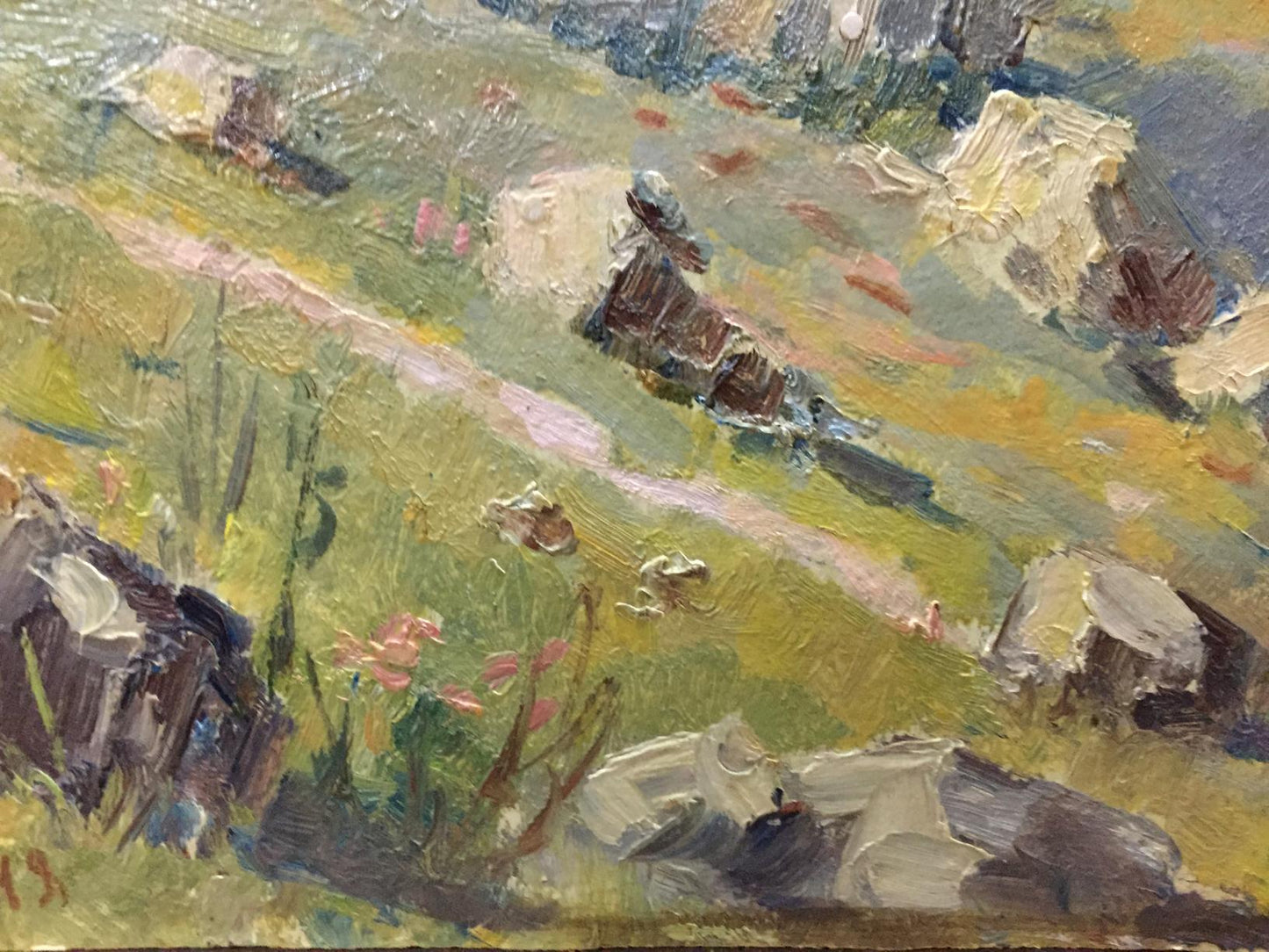 Oil painting Mountain