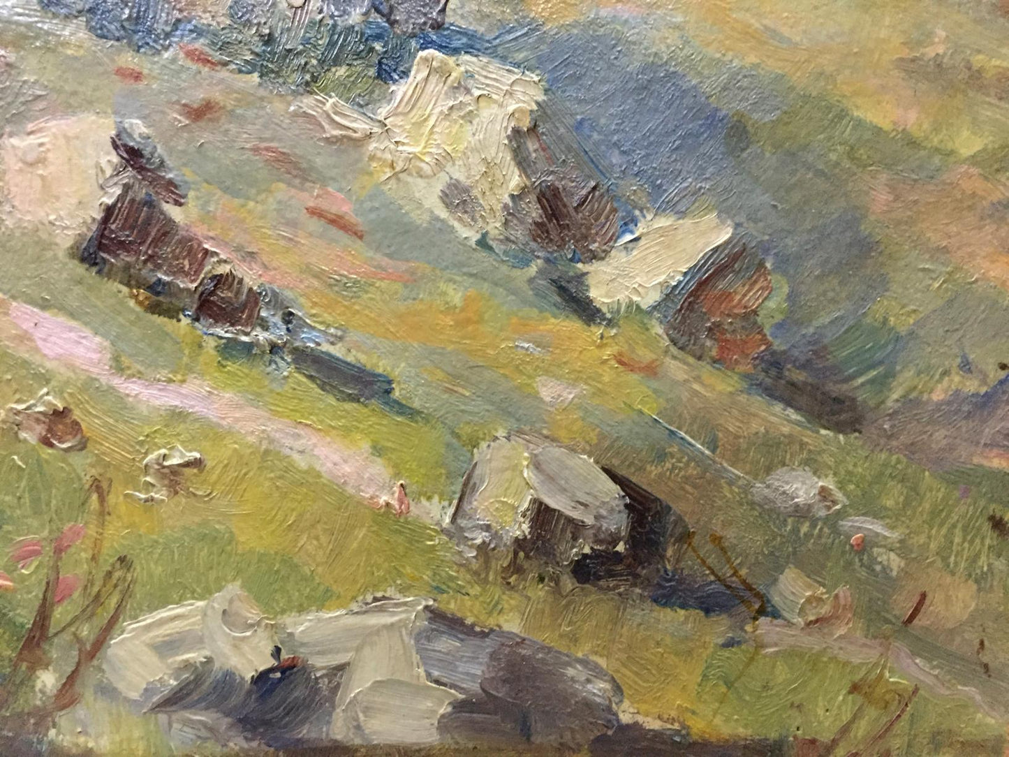 Oil painting Mountain