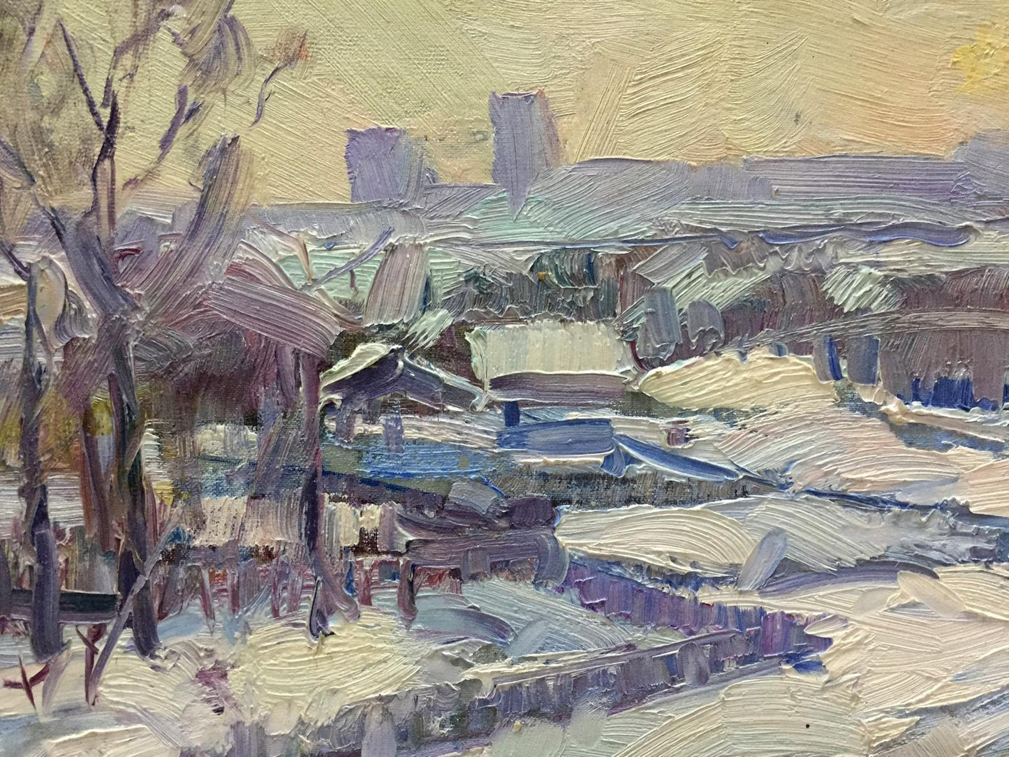 Oil painting On Shuliavka Minsky Grigory Semenovich