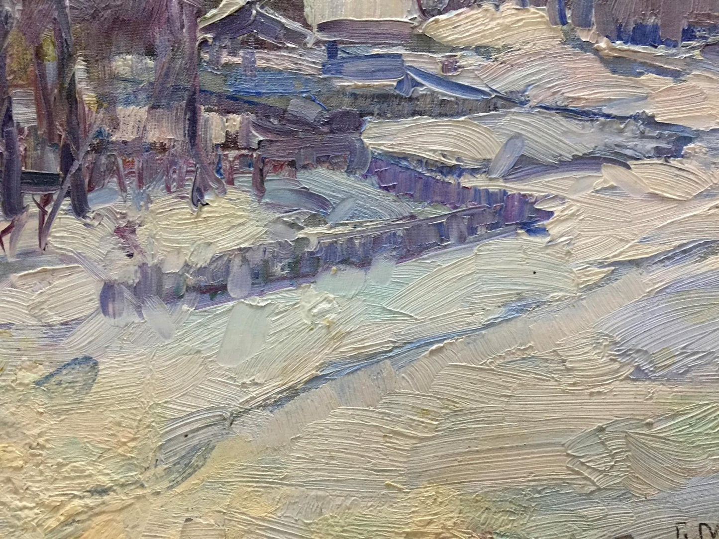 Oil painting On Shuliavka Minsky Grigory Semenovich