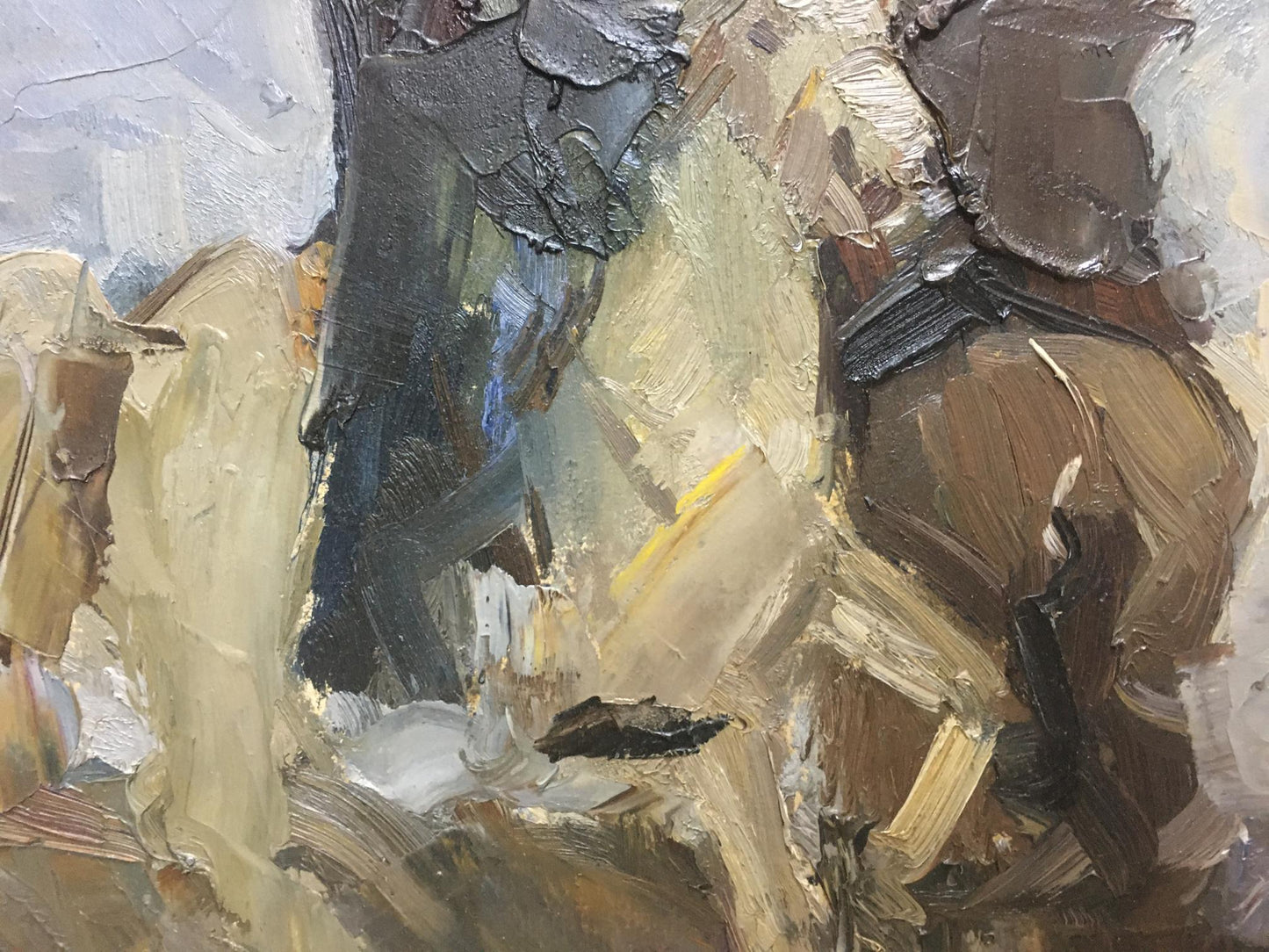 Oil painting Cossacks Plamenitsky Anatoly Alexandrovich