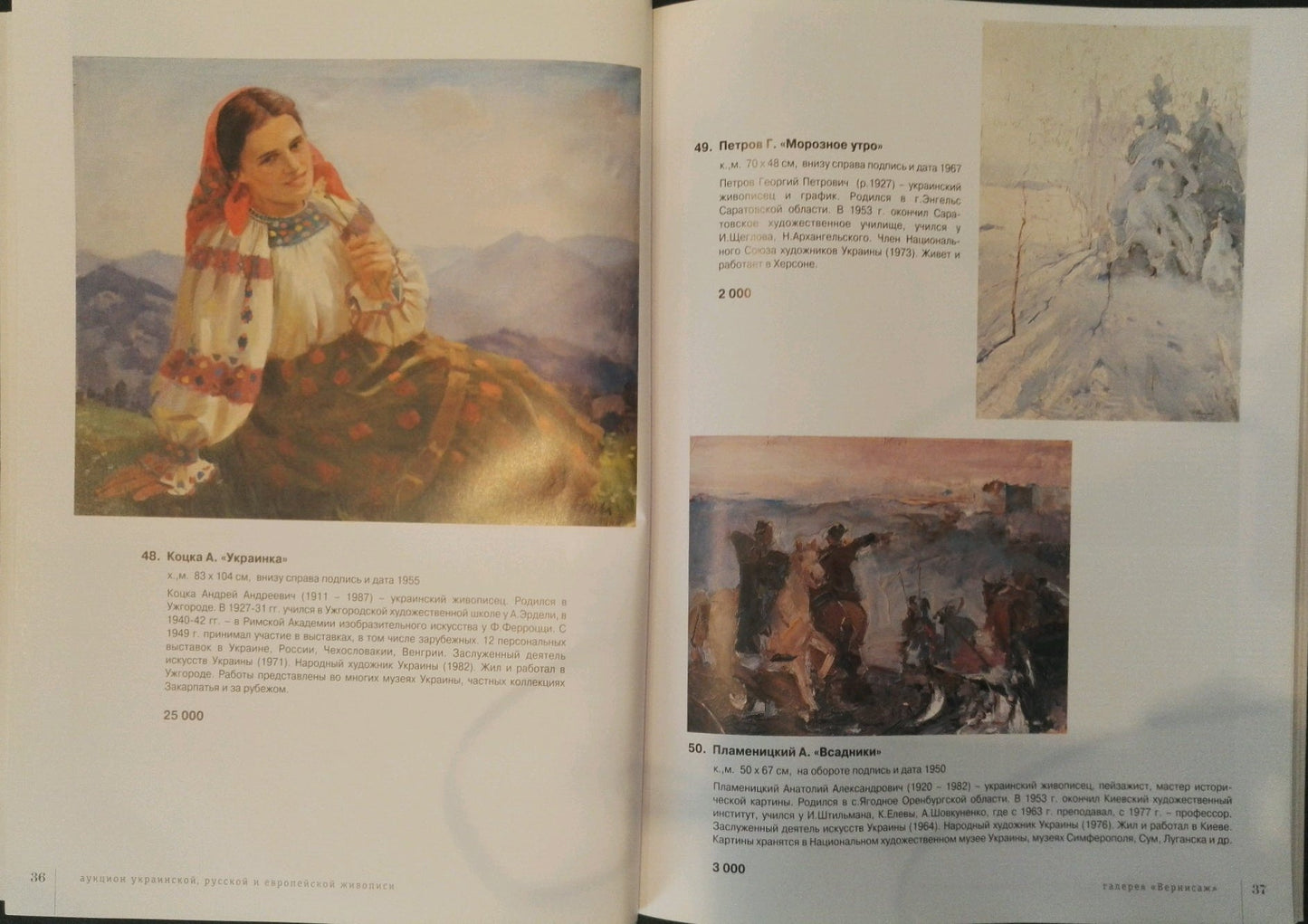Oil painting Cossacks Plamenitsky Anatoly Alexandrovich