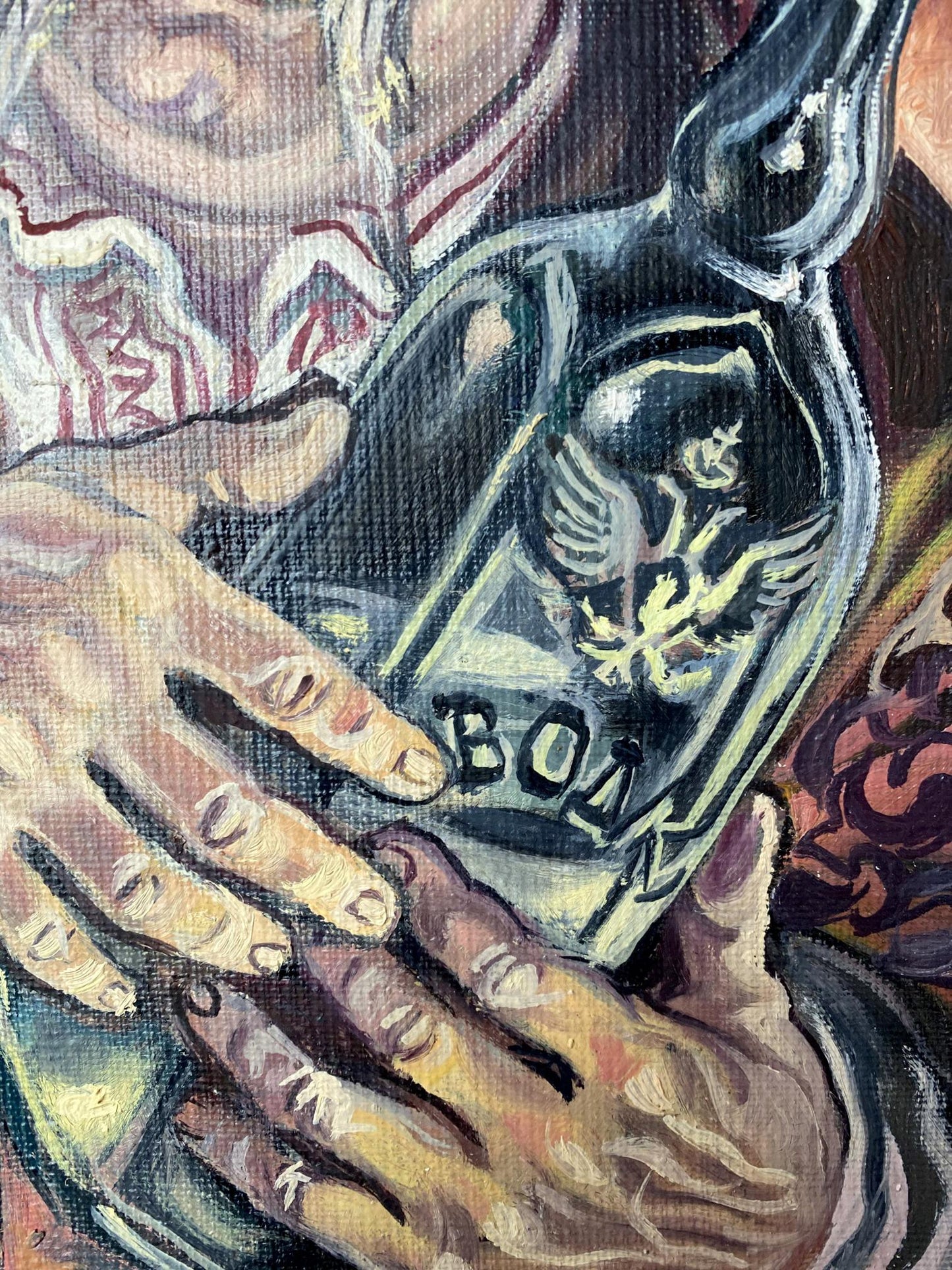 oil portrait man