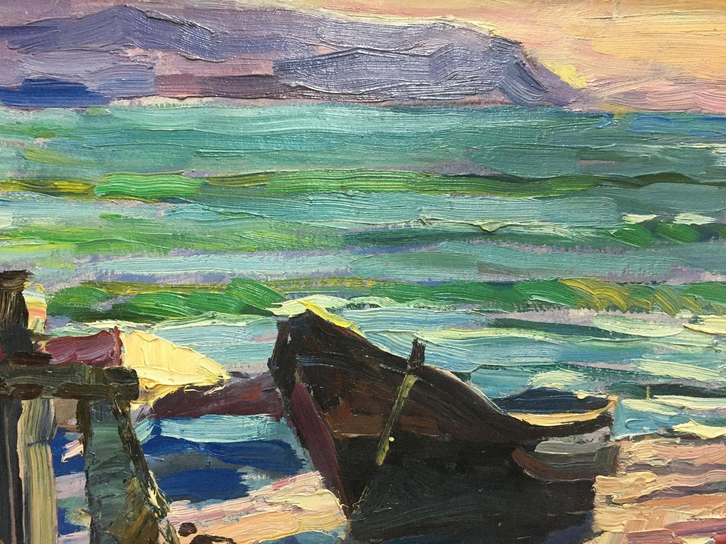 Oil painting Off the coast Shadrin S.