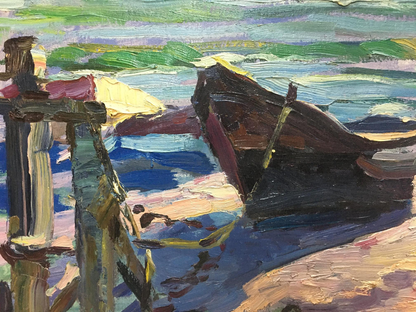 Oil painting Off the coast Shadrin S.
