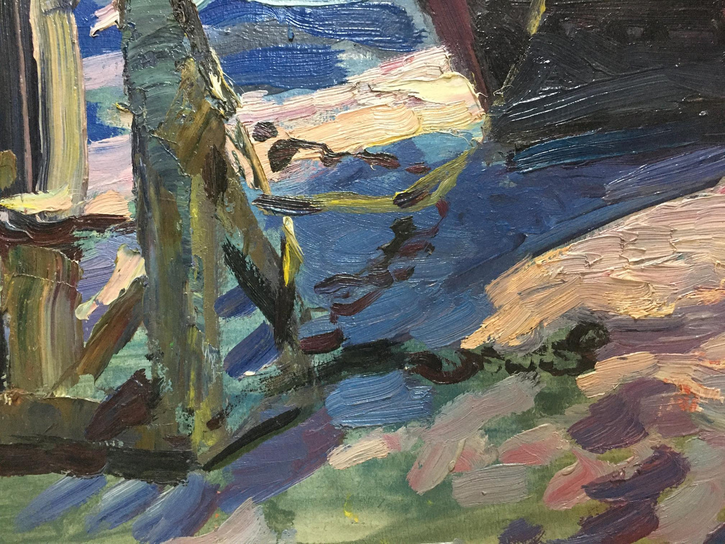 Oil painting Off the coast Shadrin S.