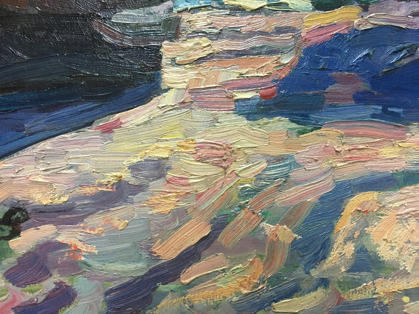 Oil painting Off the coast Shadrin S.