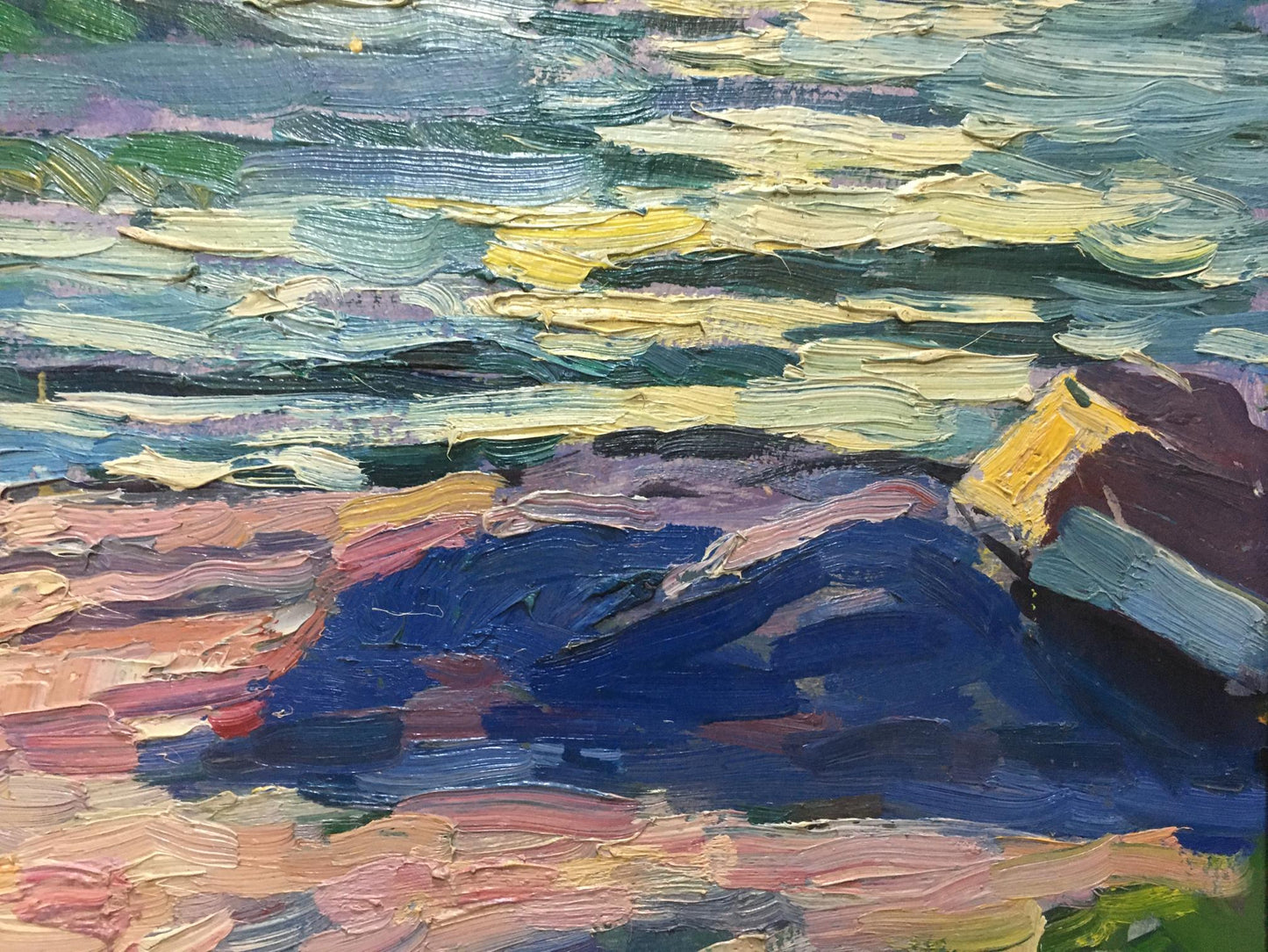 Oil painting Off the coast Shadrin S.