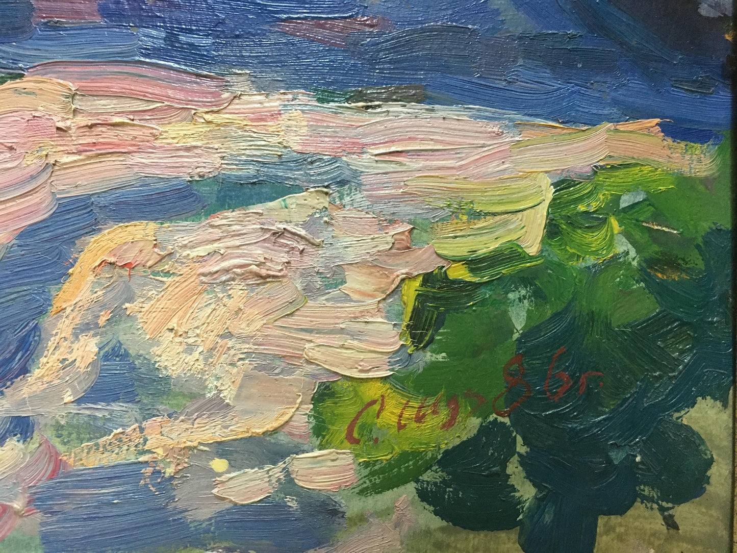 Oil painting Off the coast Shadrin S.