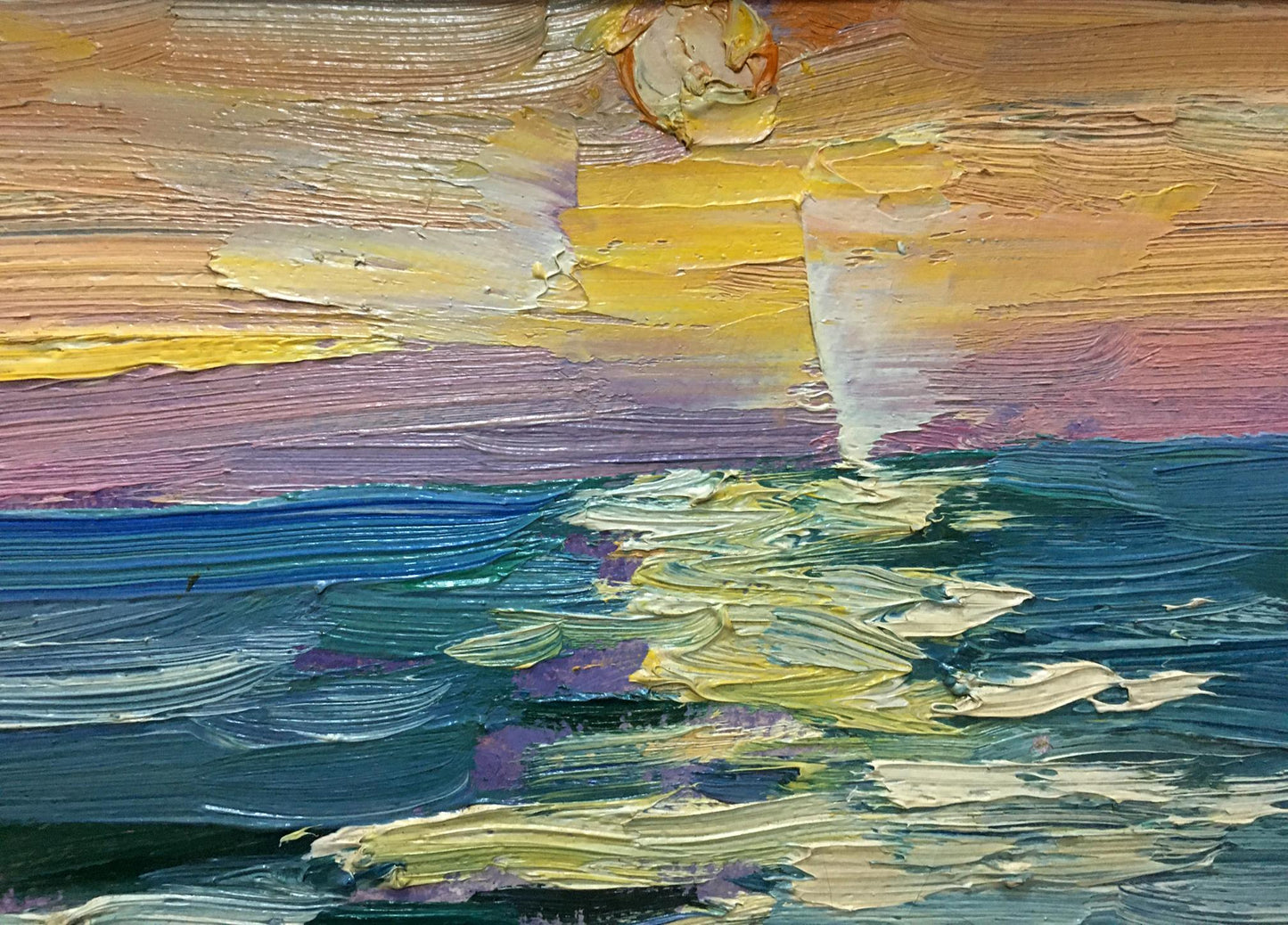 Oil painting Off the coast Shadrin S.