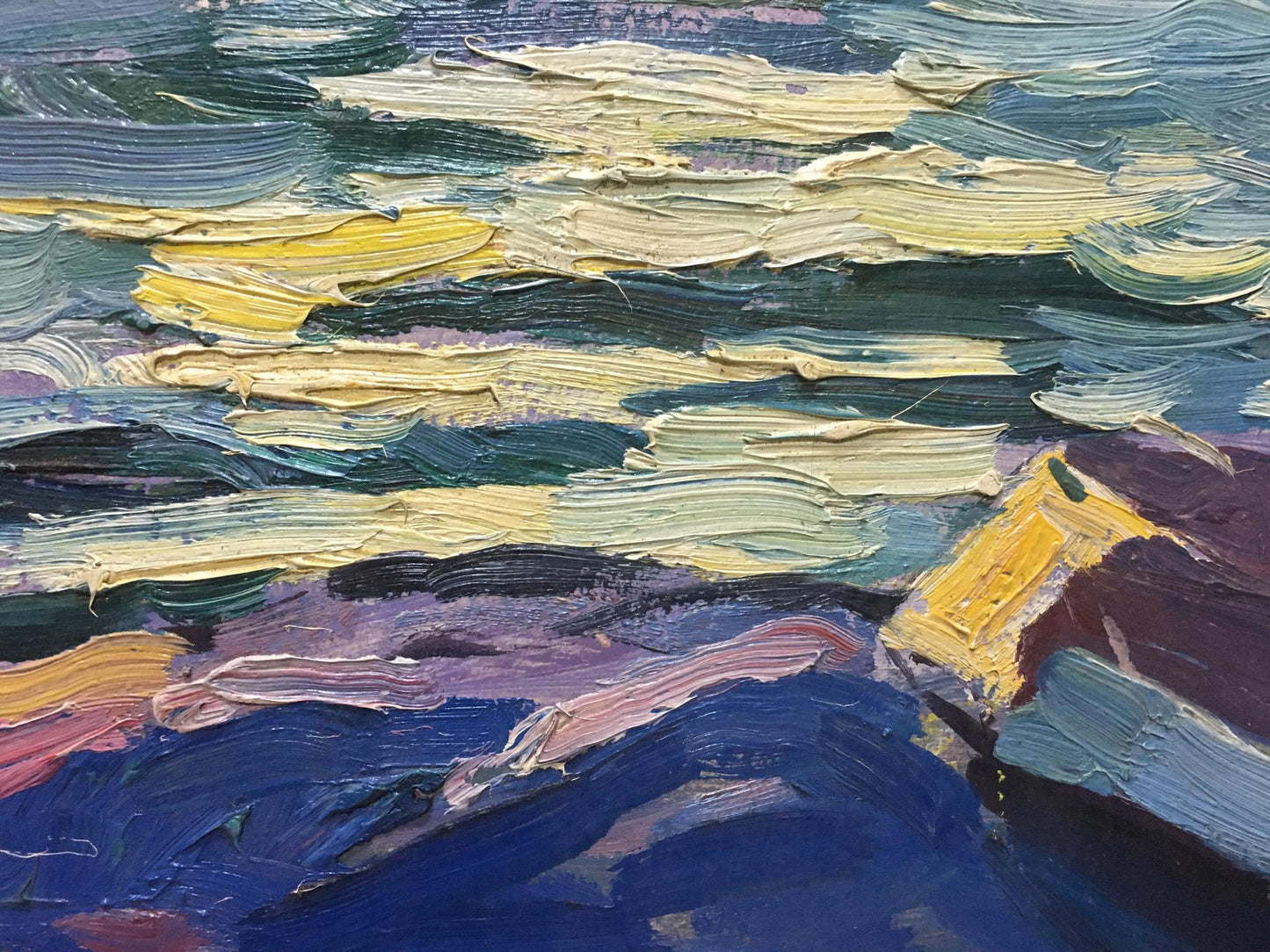 Oil painting Off the coast Shadrin S.
